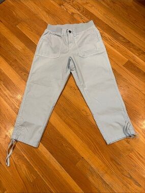 Style & Co. Light Blue Drawstring Hem Capris Brand New